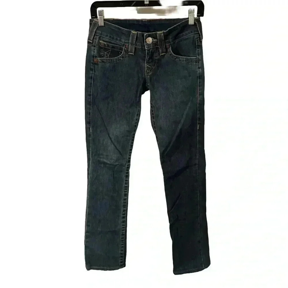 True religion Johnny women’s low rise straight leg jeans size 26
